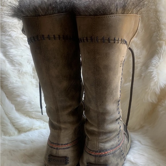 Sorel Cate the Great Tusk womens 7 Nice Rare Boots Winter - Picture 8 of 12
